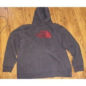 The North Face Mens Dark Gray Pullover Hoodie Sweatshirt XXL